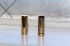 Vintage Vogel Lark Retractable Brass Camera Lens   Makeup Brush - Japan 1950s