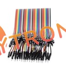40pcs Dupont Wire Jumper Cables 20cm 2 54mm Male To Male 1p-1p For Arduino