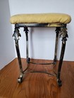Vintage Ornate Victorian Style Small Footstool Ottoman Stool 