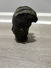 African Benin Bronze King Buste Tribal Art Statue