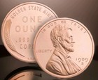 1 Oz Lincoln Wheat Cent Copper Round  999 Copper Bullion   ships Free  A seller 