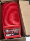 New Lot Of 24 Bercom Handy Craft Paint Cup Holder On-the-go Red   1pt 1 Pint
