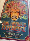 Jimi Hendrix Fillmore East 1968 Concert Poster David Byrd Artist Edition