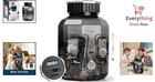 Digital Coin Counting Piggy Bank - X-large 2 4l Money Jar For All Us Coins Gray