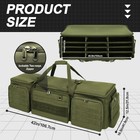 42  Soft Rifle Case For 4 Guns With Molle  Tactical Multi Gun Bag Multi-pockets