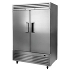 Nsf 54  Reach-in Refrigerator 2 Solid Door Commercial Stainless Steel 42 Cu  Ft 