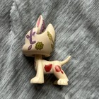 Littlest Pet Shop No   Lps Authentic Beige Great Dane Blue Deco Pet