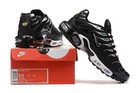 New Nike Black And White Men s Shoes Air Max Plus Tn New -free Shipping