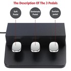 3 Pedal Foot Unit Digital Piano Compatible Yamaha P125 P121 P515 Electric Dgx670