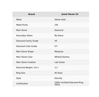 Lab Grown Diamond Statement Wife Full Eternity Determined Lady New Ring 14k Gold