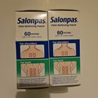 Salonpas Pain Relieving Patch 60ct X2 Exp 2026 