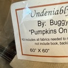 Henry Glass   Co Quilt Kit - Buggy Barn Fabric    undeniably Crazy    Pumpkins 