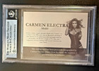 Carmen Electra    Beckett Authentication Slab    Playboy Model    Fashion Icon