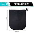 2 Pcs Car Side Mirror Covers  210d Oxford Fabric Rearview Mirror Protection Cove
