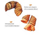 8   25ft Pvc Flexible Duct Hose  Flame Retardant Hvac Ducting With Adjustable    
