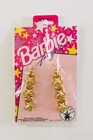 Barbie For Girls Mattel 1993 Rubies Clip Earrings Vintage Gold Star