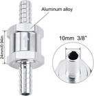 10mm 3 8  Fuel Non Return One Way Check Valve Petrol Diesel Fuel Oil Water New
