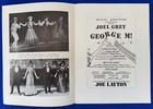 Vintage 1968 George M  Musical Theater Broadway Souvenir Program-joel Grey