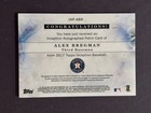 Alex Bregman 2017 Topps Inception Autograph Auto Jersey Patch Rookie Rc 105 199