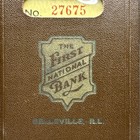 Rare 1944 Vintage Banking Collectible The First National Bank Savings Book 