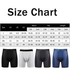 1-3 Pack Mens Underwear Bamboo Boxer Briefs Breathable Soft Trunk Shorts For Men