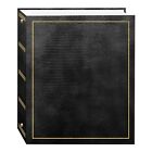 Black Magnetic Self-stick 3-ring Photo Album With 100 Pages  50 Sheets 
