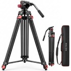 Heavy Duty 82  Fluid Head Tripod For Video Cameras - Professional Photography St