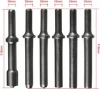 7 Pcs Air Rivet Hammer Bit Set High Carbon Steel 0 401 Shank Auto