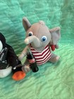 Vintage Coca Cola Plush Penguin And Elephant