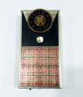 General Electric P766b Black   Plaid Grill Am Transistor Radio Parts repair 50s