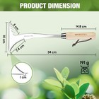 Workpro Crack Weeder 13 5  Stainless Steel Crevice Weeding Tool For Garden Yard