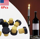 Wine Caps Stoppers 6pcs Wine Bottle Corks T Shaped Cork Plugs Household Bott