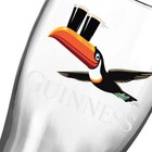 Guinness Gilroy Toucan Fling Bird   Tortoise Turtle Pint 20 Oz Glass Set Of 2