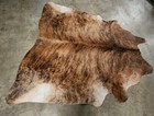 Xl Premium Brindle Brazilian Cowhide Area Rug Leather Cow Hide Skin 82  X 80 