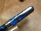 Conklin Mark Twain Crescent Fountain Pen Vintage Blue Extra Fine Nib New In Box