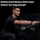 Adjustable Ropeless Cordless Battle Ropes Trainer For Home   Gym Fitness