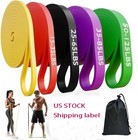 Heavy Duty Resistance Bands Set 5 Loop For Gym Exercise Pull Up Fitness Workout