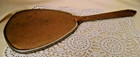 Mirror Hand Held Vanity Antique Vintage Beveled Edge Ornate Handle Art Deco Look