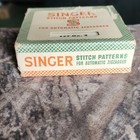 Singer Stitch Patterns For Automatic Zigzagger Set No  2 Cams discs 161008