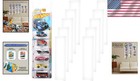 5-pack Diecast Display Case For Hot Wheels   Matchbox Cars  Wall Mountable