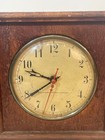 A51-vintage Swift   Anderson Mantel Clock Barometer Thermometer weather Electric