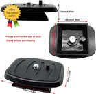 Tripod Quick Release Plate Camera Mounting Adapter  Tripod Ball Head Parts