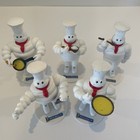 Michelin Man Bibendum Michelin Guide Figure Set Of 5 For Collector Very Rare 