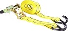 Hfs r  4pcs 1 5  X 15 Ft Heavy Duty Ratchet Cargo Tie Down Straps J-hooks