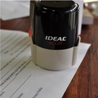 Dia 1-5 8  - Custom Logo Personalized Business Round 400rc Self-inking Stamps