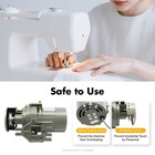 Clutch Motor For Industrial Sewing Machines 110v 400w 3450rpm With Belt Guard