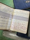 Vtg Pocket Diary journal Handwritten Lot 1962  1960  1 Locked  1955  Letters Etc