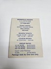 Es25 Indianapolis Checkers 1980 81 Chl Hockey Pocket Schedule - Metro