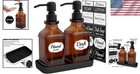 Sleek Antique Design Soap Dispensers - Stainless Steel Pump