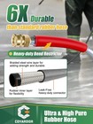 Coyardor 4500 Psi 3 8  Rubber Pressure Washer Hose For Hot Water Non Marking